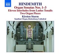 Paul Hindemith Hindemith: Organ Sonatas Nos. 1-3 (CD) Album