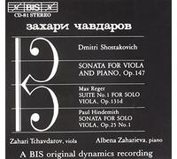 Hindemith, Paul/Reger, Max/Shostakovich, Dmitry - Shostakovich/Hindemith: Viola Sonatas/Reger: Suite
