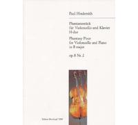hindemith - pieza de Fantasia en si Menor Op. 8 Nº 2 para Violoncello Y piano