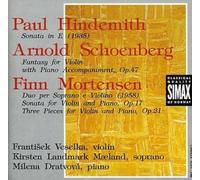 Hindemith/Schoenberg/Mortens - Sonata In E Major/Fantasy/Du