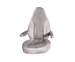 Hindermann coprisedili 1 pezzo per sedile originale fiat ducato antracite/grigio chiaro