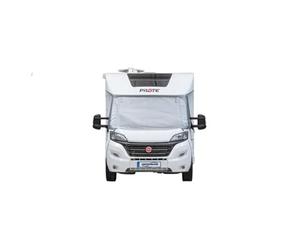 HINDERMANN Tappetino termico classico esterno in poliestere per Renault Master III dal 2019 con aletta anteriore apribile, colore: Argento