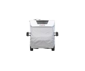 HINDERMANN Telo protettivo frontale TYVEK per VW Crafter, polietilene, grigio chiaro, 47 x 29,5 x 15,6 cm, 2 kg, con tenditore in gomma