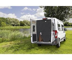 HINDERMANN Zanzariera per Renault Master 2024, in poliestere, permeabile all'aria, con sistema di chiusura lampo e fissaggio magnetico