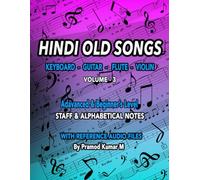 Hindi Old Songs Keyboard Guitar Flute Violin: Volume - 3