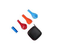hindraem Accessori per la compensazione dell'orecchio per l'apnea, tra cui mini custodia e palloncini di pratica per aspiranti subacquei che praticano, Blu, 5.9 centimetri