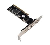 hindraem Aggiungi 4 Porte USB al Computer con Scheda PCI per Una Facile integrazione dei dispositivi per casa e Ufficio Espansione PCI a 32 Bit del Disco