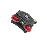 hindraem Base di livellamento per treppiede con livellatore per fotocamera versatile adatta per teste SLR e panoramiche nella fotografia professionale Base di