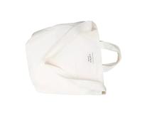 hindraem Borsa in tela, borsa a tracolla in cotone, per la spesa riutilizzabile, borsetta, adatta per il fai da te, pubblicità, promozione, regali, Beige