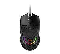 hindraem Elegante mouse da gioco RGB cablato con ergonomia migliorata, progettato per il comfort durante lunghe sessioni di gioco. Computer per giocatori,