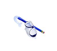 hindraem Per Maschera subacquea per bambini con ampia visuale, attrezzatura essenziale per esplorare in sicurezza le profondità sottomarine, rendendo ogni, Blu, 35x15x6cm