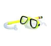 hindraem Per Maschera subacquea per bambini con ampia visuale, attrezzatura essenziale per esplorare in sicurezza le profondità sottomarine, rendendo ogni, Giallo, 35x15x6cm