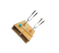 hindraem Set di martelli per diapason pratici con cassa di risonanza in legno per insegnare i concetti del suono in classe Strumento sperimentale fisico