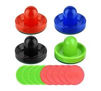 hindraem Spingitori per air hockey con fondo in feltro, accessori durevoli ed ecologici per il divertimento dei giochi al coperto, per bambini, adulti,