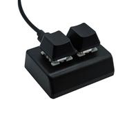 hindraem Tastiera da gioco USB elegante con funzionalità Hotswap e tasti per azioni e scorciatoie Mini tastiere Hotswap Controllo del volume Tipo C Tastiera