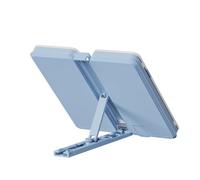 hindraem Un astuccio multifunzionale con un supporto per la lettura, una custodia grande e astuccio può essere utilizzato come matita per organizzare lo scaffale, blu