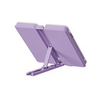 hindraem Un astuccio multifunzionale con un supporto per la lettura, una custodia grande e astuccio può essere utilizzato come matita per organizzare lo scaffale, Viola