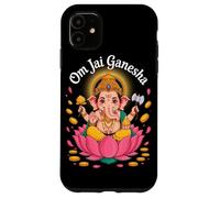 Hindu Ganesha Puja Elephant God India Meditation Yoga Murti Custodia per iPhone 11
