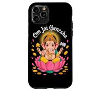 Hindu Ganesha Puja Elephant God India Meditation Yoga Murti Custodia per iPhone 11 Pro
