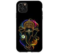 Hindu Ganesha Puja Elephant God India Meditation Yoga Murti Custodia per iPhone 11 Pro Max