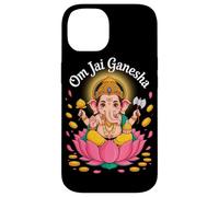 Hindu Ganesha Puja Elephant God India Meditation Yoga Murti Custodia per iPhone 14