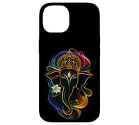 Hindu Ganesha Puja Elephant God India Meditation Yoga Murti Custodia per iPhone 14