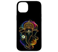Hindu Ganesha Puja Elephant God India Meditation Yoga Murti Custodia per iPhone 14 Plus