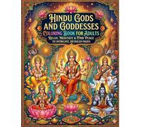 Hindu Gods & Goddesses I 25 Pages I Colouring Book for Adults