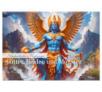 Hinduistische Mythologie - Götter, Helden und Monster (Wandkalender 2026 DIN A2 quer), CALVENDO Monatskalender: Ein Kalender mit eindrucksvollen ... Götter, Helden, Monster und Mythen.