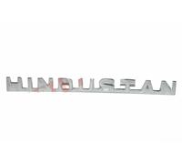Hindustan Scritta Distintivo Repro Ottone Cromo Placcato Per Ambassador Auto @