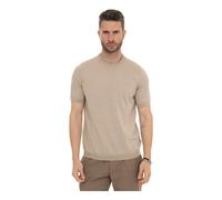 Hindustrie - Vico-Cot/Silk Pullover girocollo - - Tops - Uomo - Beige - 3XL