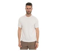 Hindustrie - Vico-Cot/Silk Pullover girocollo - - Tops - Uomo - Bianco - 3XL