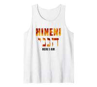 HINENI Here I Am - Hebrew Christian Faith Biblical Canotta
