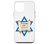 HINENI Here I Am - Hebrew Star of David Christian Faith Custodia per iPhone 12 mini