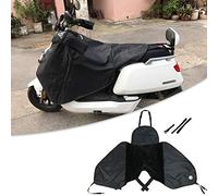 hinffinity - Coprigambe Universale per Scooter, Impermeabile, Antivento, per Moto elettriche, Colore: Nero