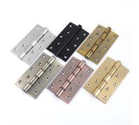 Hinge 4-inch 304 Flat Opening Bearing Silent Movable Leaf Wooden Door Cabinet Folding 1Pcs