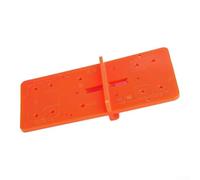 Hinge Boring Jig 35/40mm Drill Guide Template | Fits 35mm and 40mm hinges, quick marking, portable design, ABS material, orange color