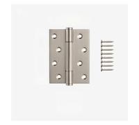 hinge, Cerniera for porta interna liscia da 4 pollici in ottone massiccio, oro, bronzo antico, nero opaco, nichel spazzolato opzionale,part(H401-BN)