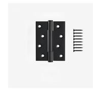 hinge, Cerniera for porta interna liscia da 4 pollici in ottone massiccio, oro, bronzo antico, nero opaco, nichel spazzolato opzionale,part(H401-BLK)