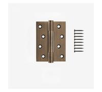 hinge, Cerniera for porta interna liscia da 4 pollici in ottone massiccio, oro, bronzo antico, nero opaco, nichel spazzolato opzionale,part(H401-AB)