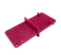 Hinge Drill Hole Opener Locator Hinge Hole 85 * 40mm trapano legno Questo localizzatore semplifica il processo di perforazione progettato per un uso duraturo con una corretta durata e coerente (rosso)