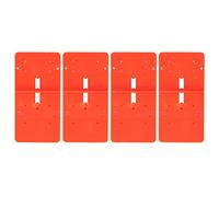 Hinge Drill Jig - Strumento di posizionamento di perforazione precisa per porte e carpenteria, guida fai -da -te in plastica durevole per falegnami e professionisti