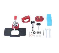 Hinge Jig Drill Guide | 35mm Hole Puncher for Cabinet Hinge Installation/Woodworking Projects | Aluminum Alloy Template with Accurate Positioning | Complete Tool Kit