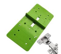 Hinge Jig - PP 12 x 6 x 2 cm | 35 mm Precision Concealed Hinge Jig For Cabinet, Drawer, Shelf, Hole Carpentry, installazione e attenzione ai dettagli.