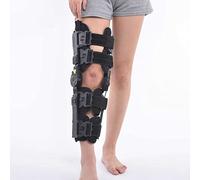 Hinge Knee Brace Lower Limbs Support Stabilizer After Surgery Adjustable Post Op Knee Brace for Recovery Stabilization Acl MCL And Pcl Injury (A)