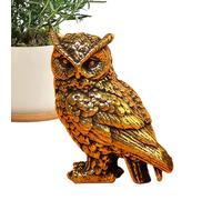 Hinge Toppers, Stylish Decor Addition Owl Shape Cabinet Corner Ornament - Versatile Display Solution Vintage Meaningful Brass Door Hinge Decor,for Dorm Bedside Bookshelf Indoor Room