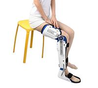 Hinged Knee Brace Knee Orthosis Support Joint Stabilizer Full Leg Splint Support with Adjustable Knee Ankle And Foot (Right)