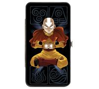 Hinged Wallet Avatar the Last Airbender Aang Meditating Pose + Glowing Arrow/Eye