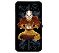 Hinged Wallet Avatar the Last Airbender Aang Meditating Pose + Glowing Arrow/Eye