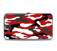 Hinged Wallet Camo Red/Black/Gray/White